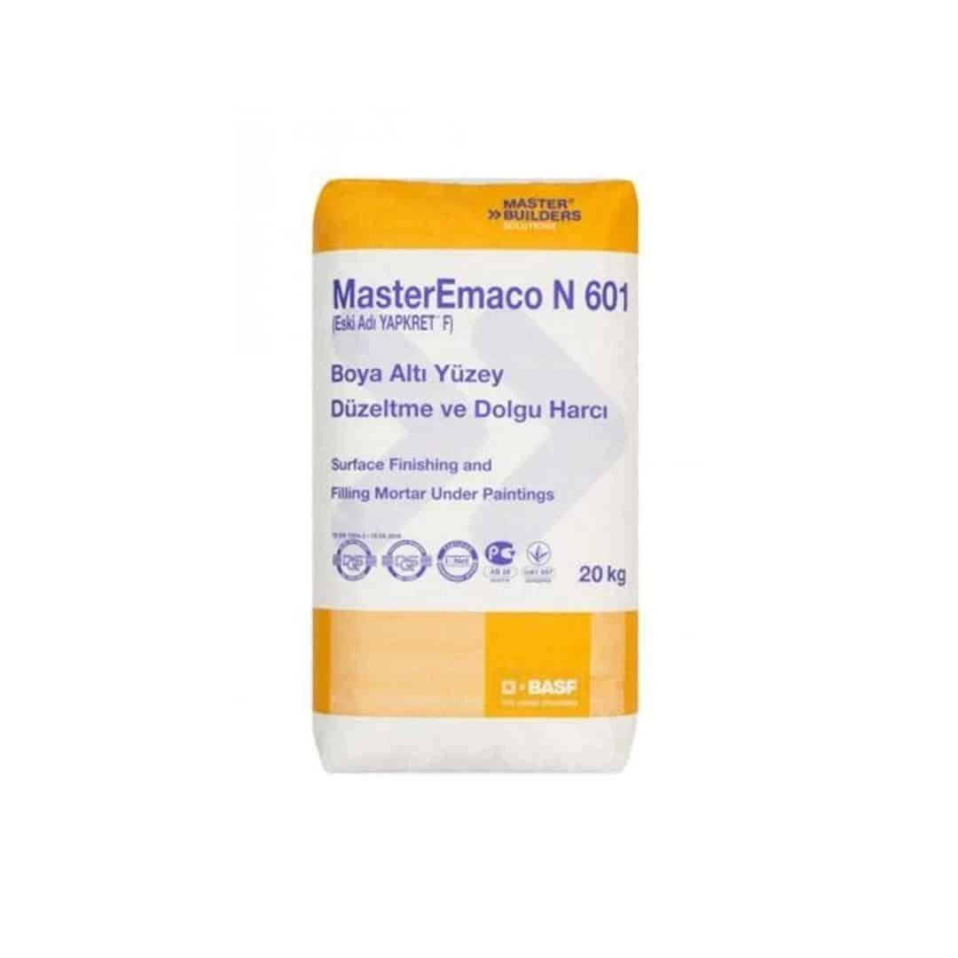 20 Kg Masteremaco N 601 Boya Altı Yüzey Düzeltme Ve Dolgu Harcı (emaco R 601)