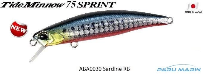 Duo Tide Minnow 75 Sprint Aba0030 / Sardine Rb