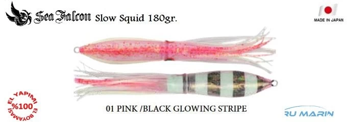 Sea Falcon Slow Squid 180gr. 16cm. 01