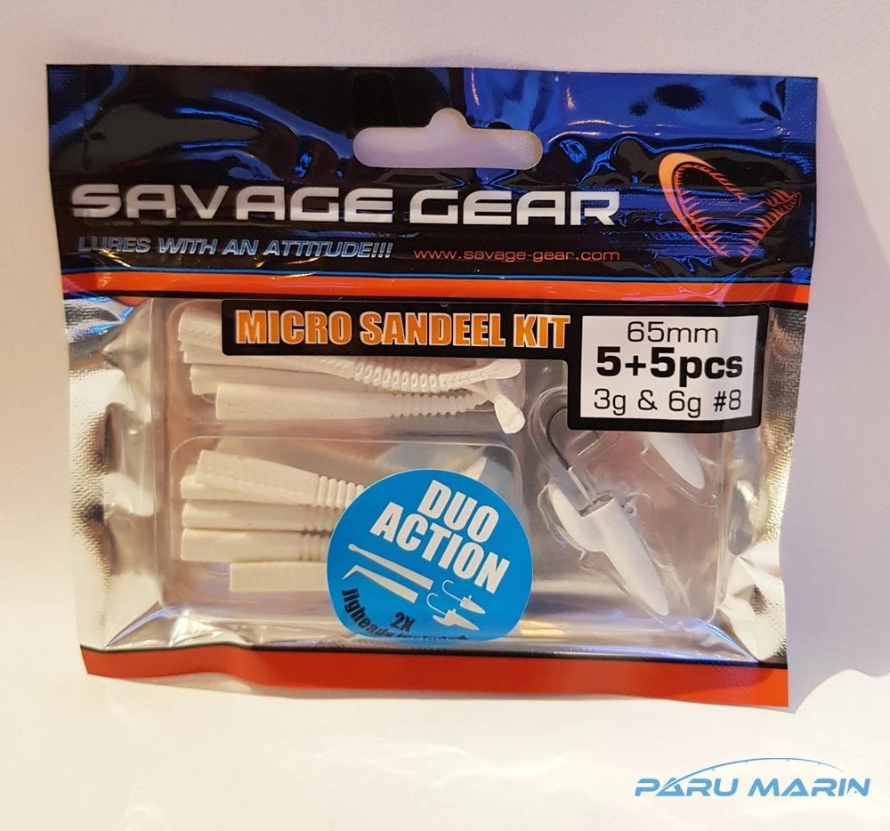 Savage Gear Micro Sandeel 3gr Ve 6gr White / Beyaz