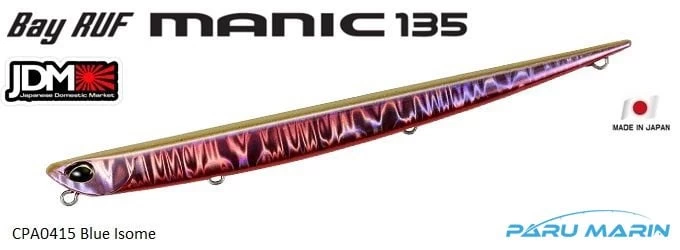 Duo Bay Ruf Manic 135 Cpa0415 Blue Isome
