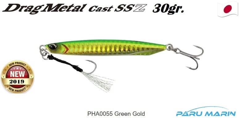 Duo Drag Metal Ssz Jig 30gr. Pha0055 Green Gold