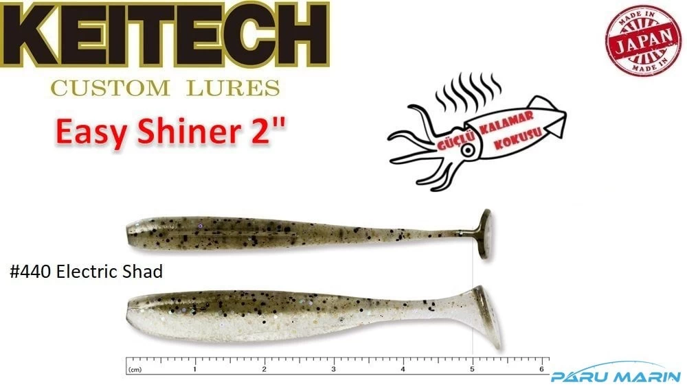 Keitech Easy Shiner 5cm-2'' #440 Electric Shad