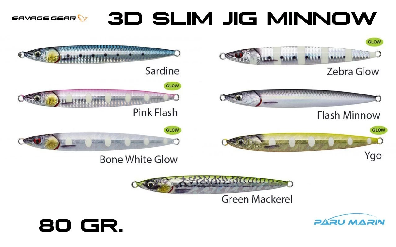 Savage Gear 3d Jig Minnow 80gr 14 Cm Suni Yem