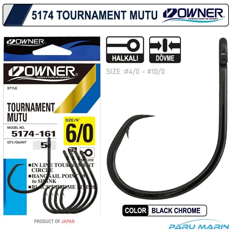 Owner 5174 Tournament Mutu Big Game Circle İğne