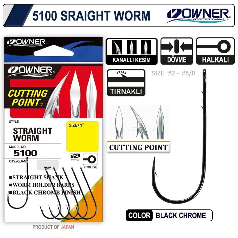 Owner 5100-131 Uzun Lüfer İğnesi