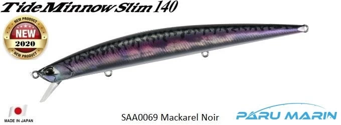 Duo Tide Minnow Slim 140 Saa0069 Mackerel Noir