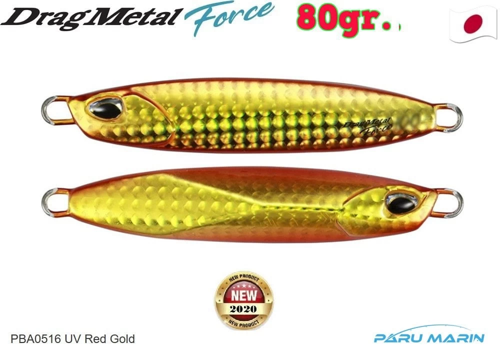 Duo Drag Metal Force Jig 80gr. Pba0516 Uv Red Gold