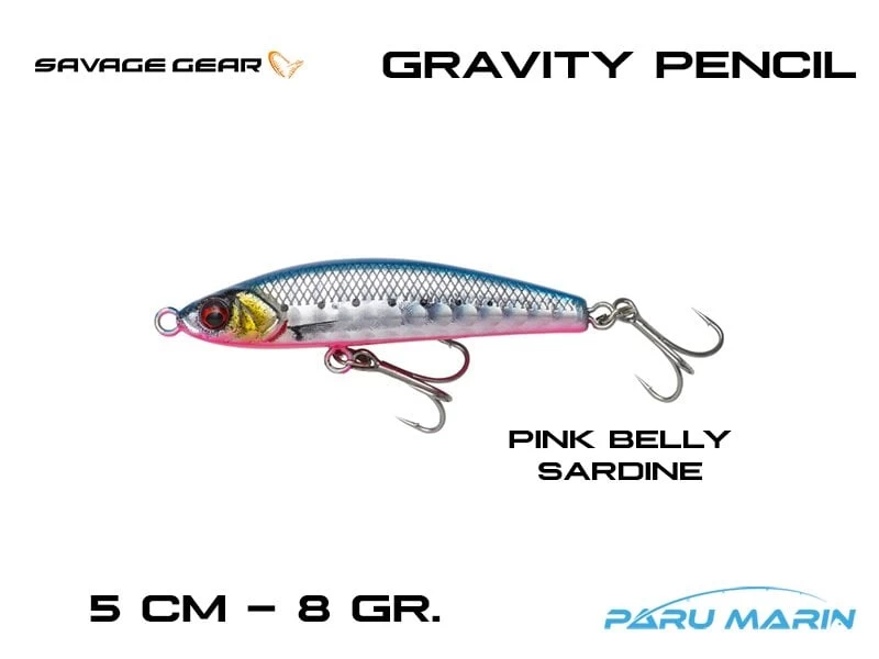 Savage Gear Gravity Pencil 50mm. 8gr. Pink Belly Sardine