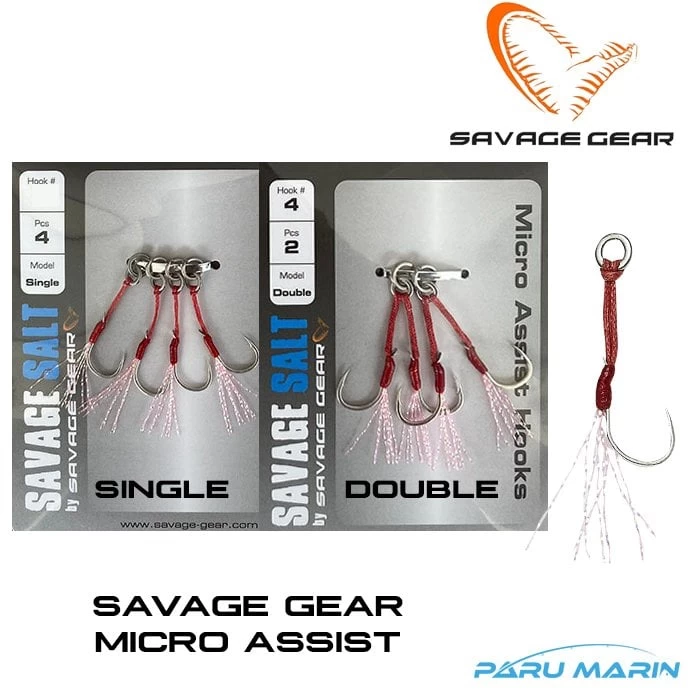 Savage Gear Micro Assist Tekli Veya Çiftli