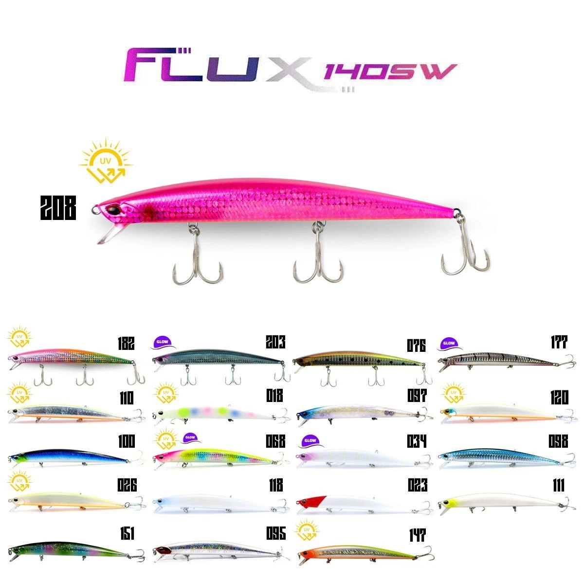 Fujin Flux 140mm 18gr Floating Maket Balık 111 Yellow Face