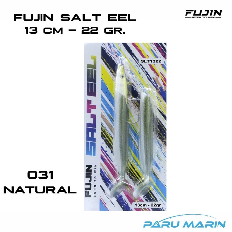 Fujin Salt Eel 13cm 22gr X2 Silikon Yem 031 Natural
