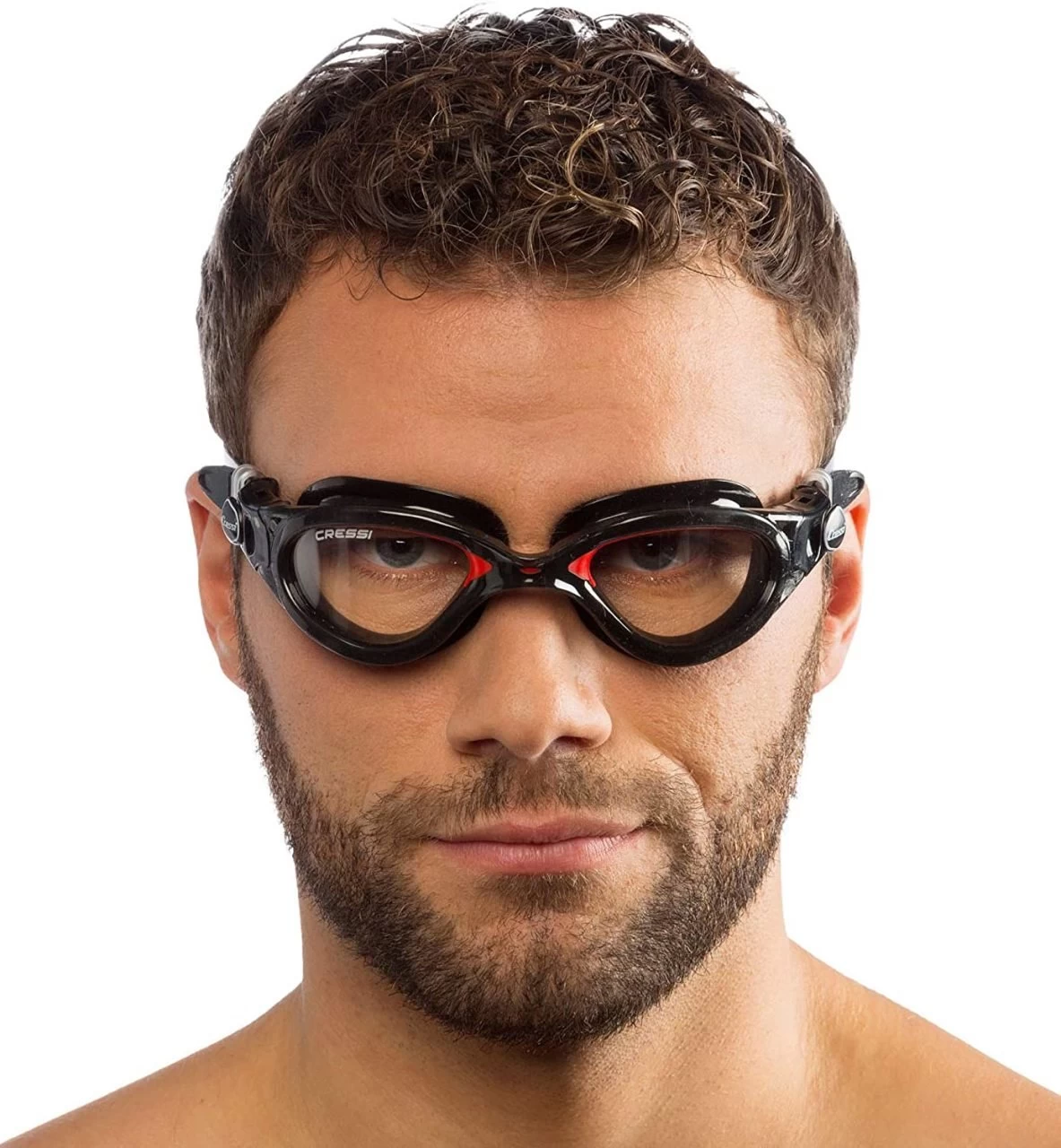 Cressi Flash Dark / Red Yüzücü Gözlüğü