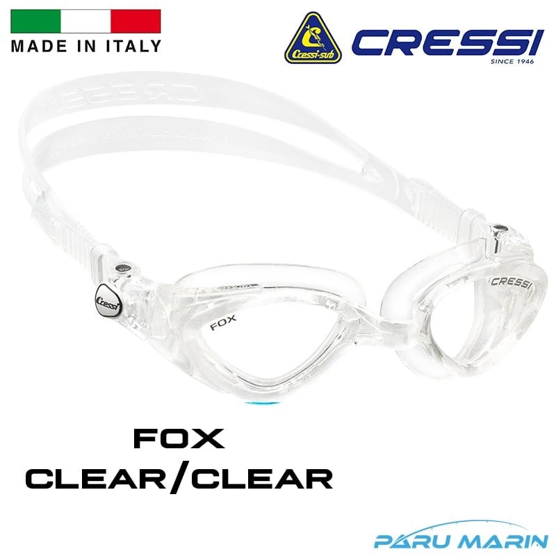Cressi Fox Clear / Clear Yüzücü Gözlüğü