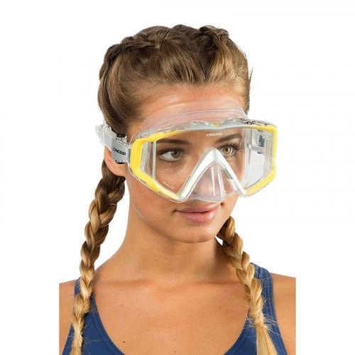 Cressi Liberty Clear/yellow Dalış Ve Yüzme Maskesi