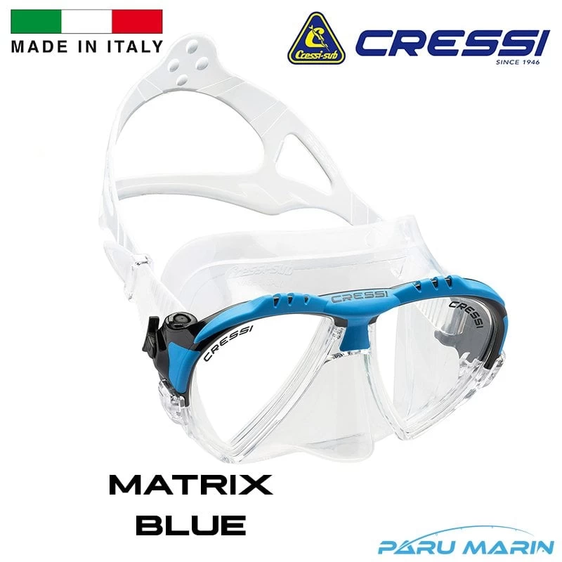Cressi Matrix Blue Dalış Ve Yüzme Maskesi