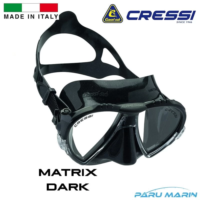 Cressi Matrix Dark Dalış Ve Yüzme Maskesi
