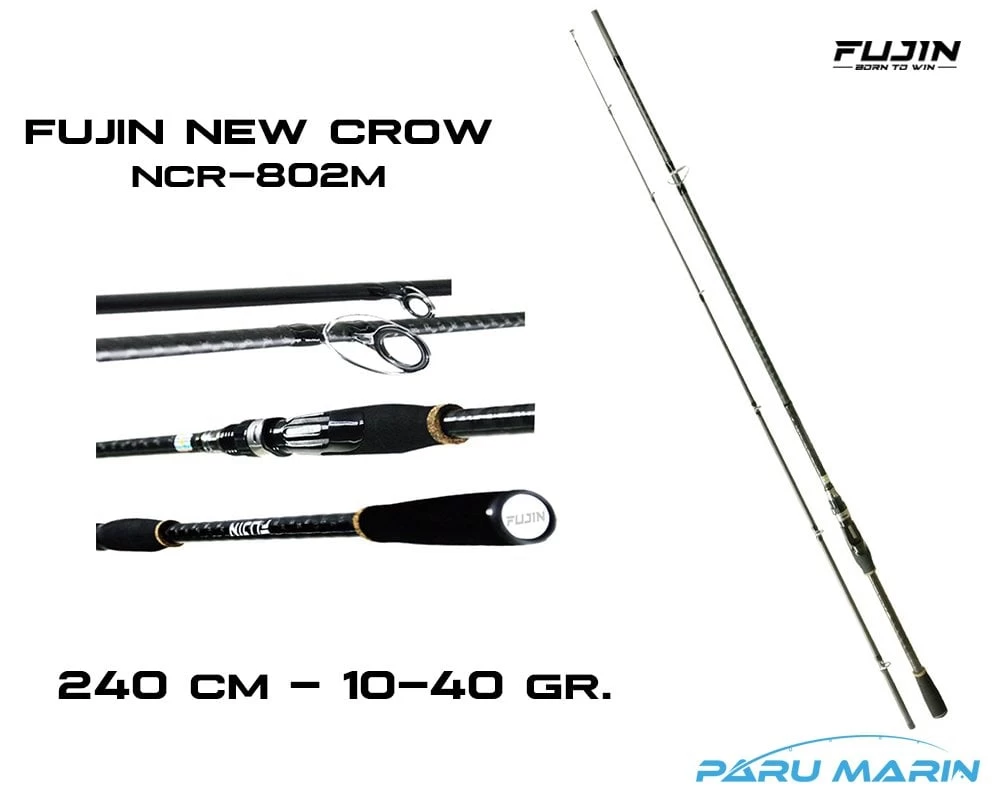 Fujin New Crow X-plus Ncr-802m 240cm 10-40gr. Spin Kamış