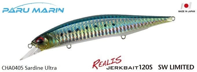 Duo Realis Jerkbait 120s Sw Cha0405 / Sardine Ultra