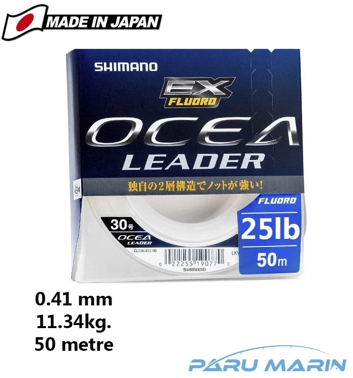 Shimano Ocea Leader Ex Fluoro 0.41mm-25lb 50mt.
