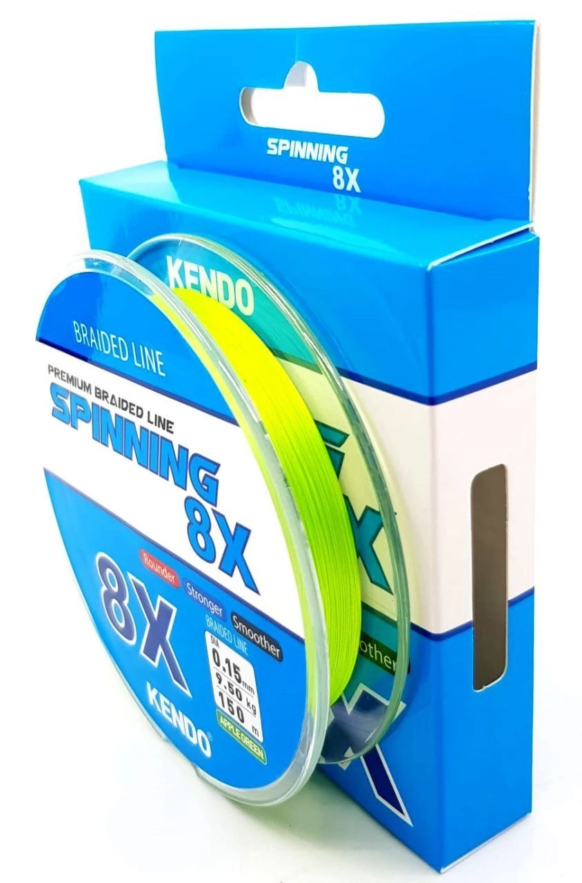 Kendo Spinning 8x Açık Yeşil 0.13mm -150mt Örgü İp Misina