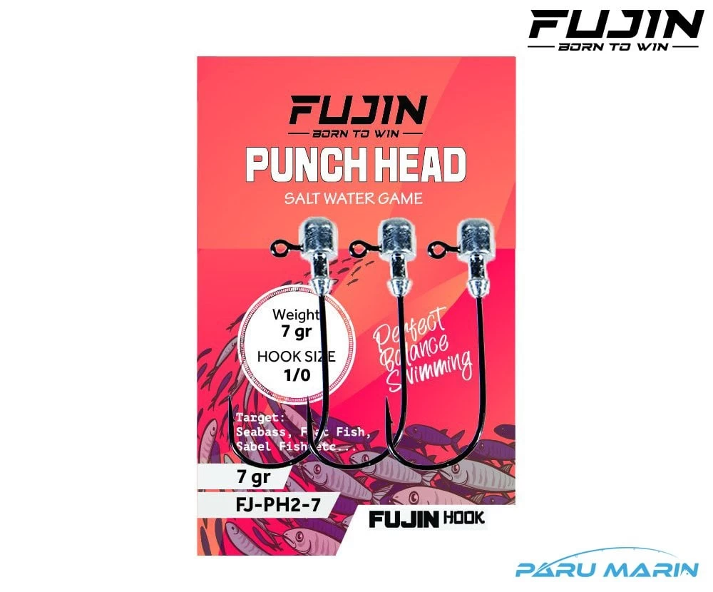 Fujin Punch Head Fj-ph #1/0 Jighead 7 Gr.