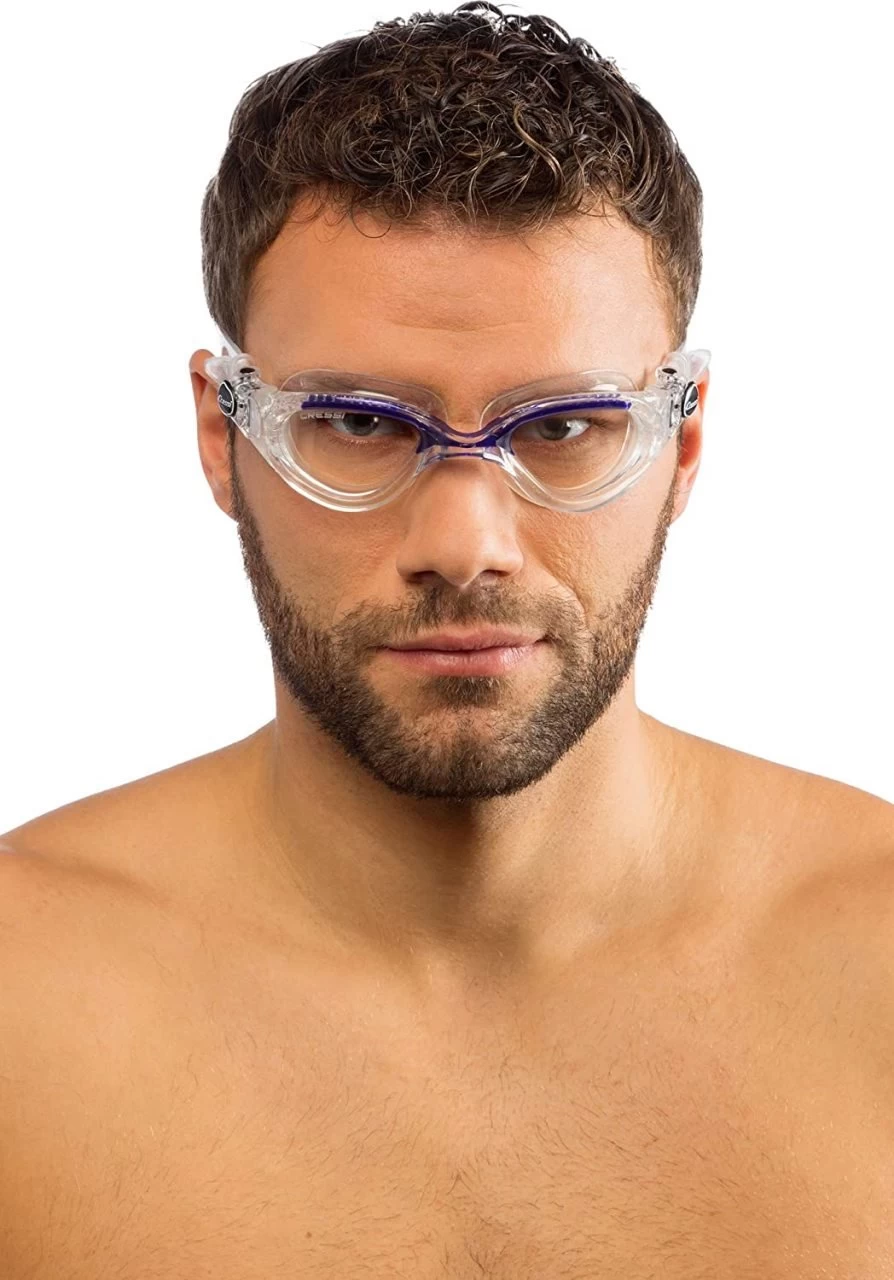 Cressi Flash Clear / Blue Yüzücü Gözlüğü