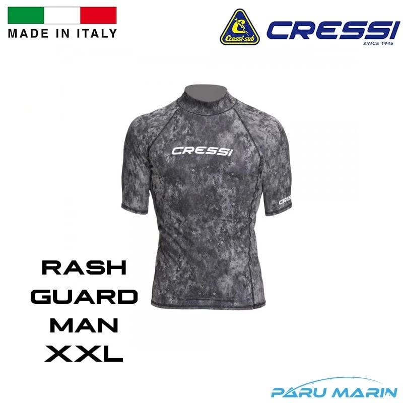 Cressi Rash Guard Man - Erkek Kısa Kollu T-shirt Xxl