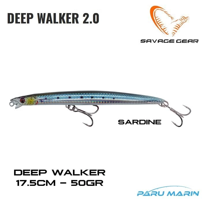 Savage Gear Deep Walker 17.5cm 50gr. Sardine Suni Yem