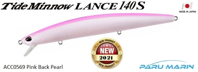 Duo Tide Minnow Lance 140s Acc0569 Pink Back Pearl