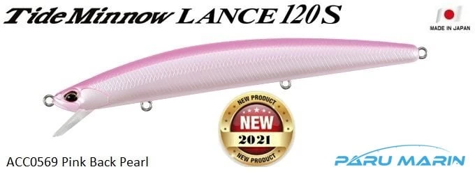 Duo Tide Minnow Lance 120s Acc0569 Pink Back Pearl