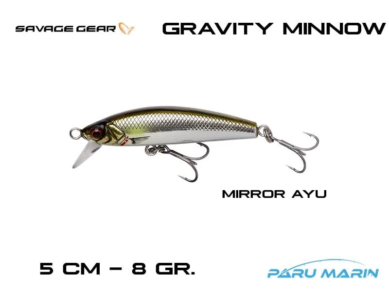 Savage Gear Gravity Minnow 50mm. 8gr. Mirror Ayu