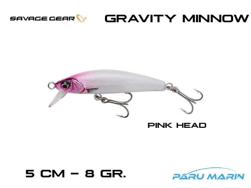 Savage Gear Gravity Minnow 50mm. 8gr. Pink Head