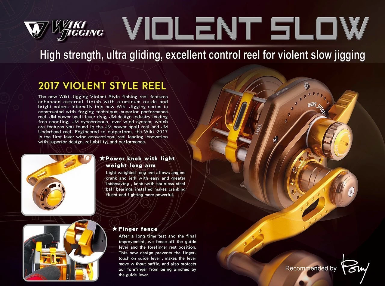 Jigging Master Wiki Violent Slow 1500xh Blue Gold (sağ El) Slow Jig Çıkrık Olta Makinesi