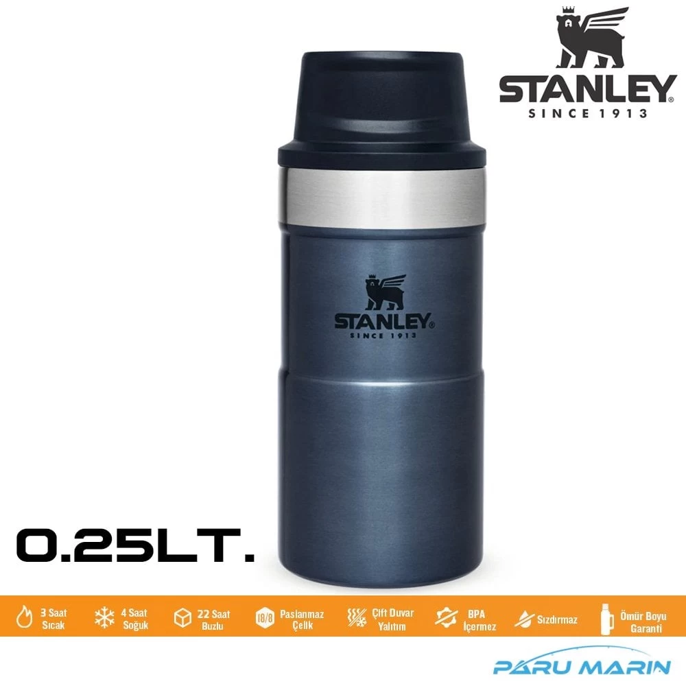 Stanley Klasik Trigger-action Termos Bardak 0.25lt. Lacİvert