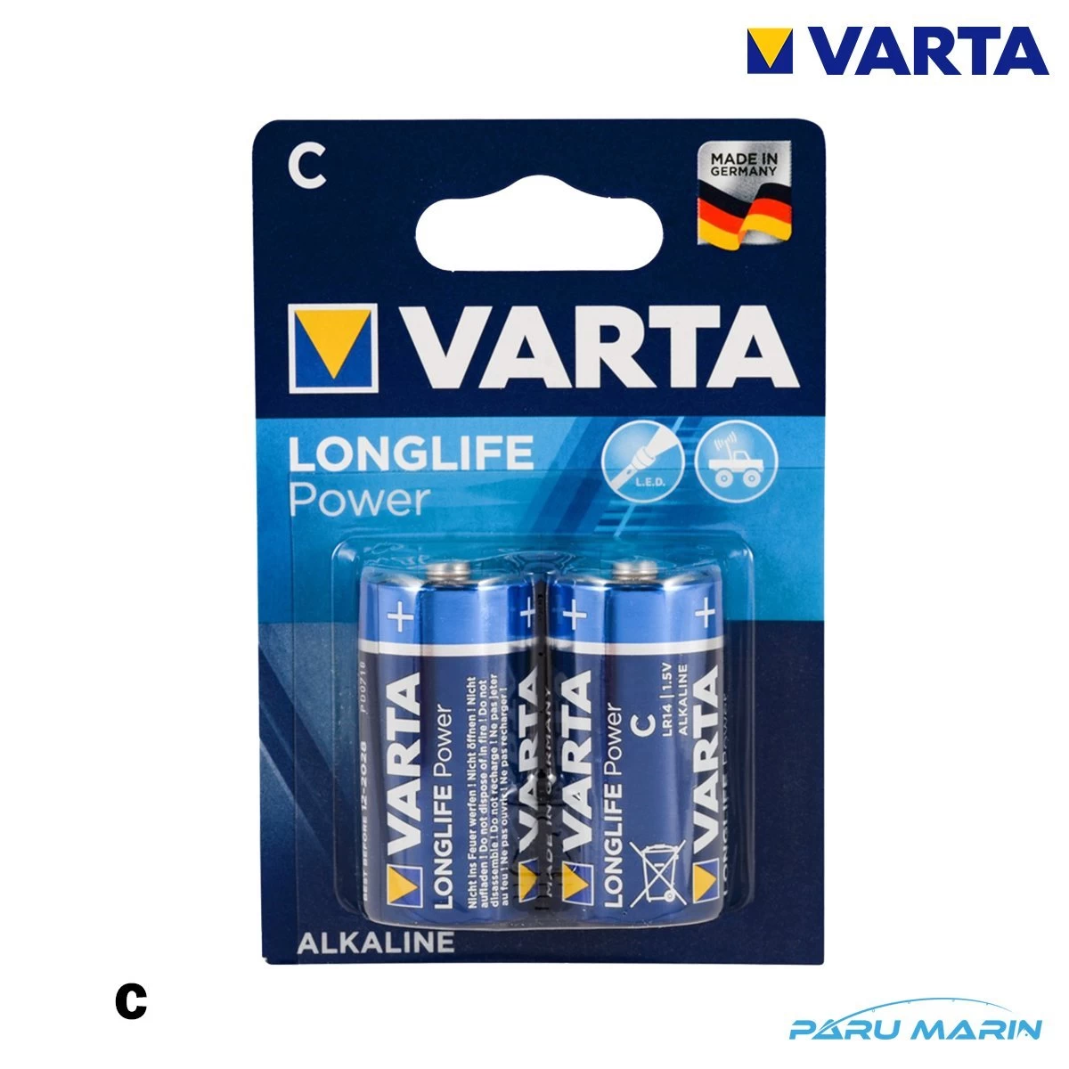 Varta Long Life Power Orta Boy C Pil