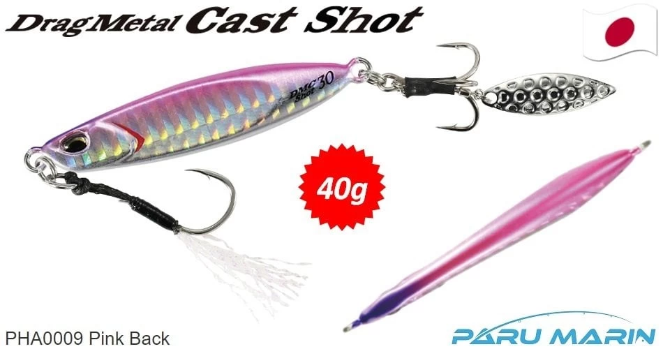 Duo Drag Metal Cast Shot 40gr. Pha0009 Pink Back
