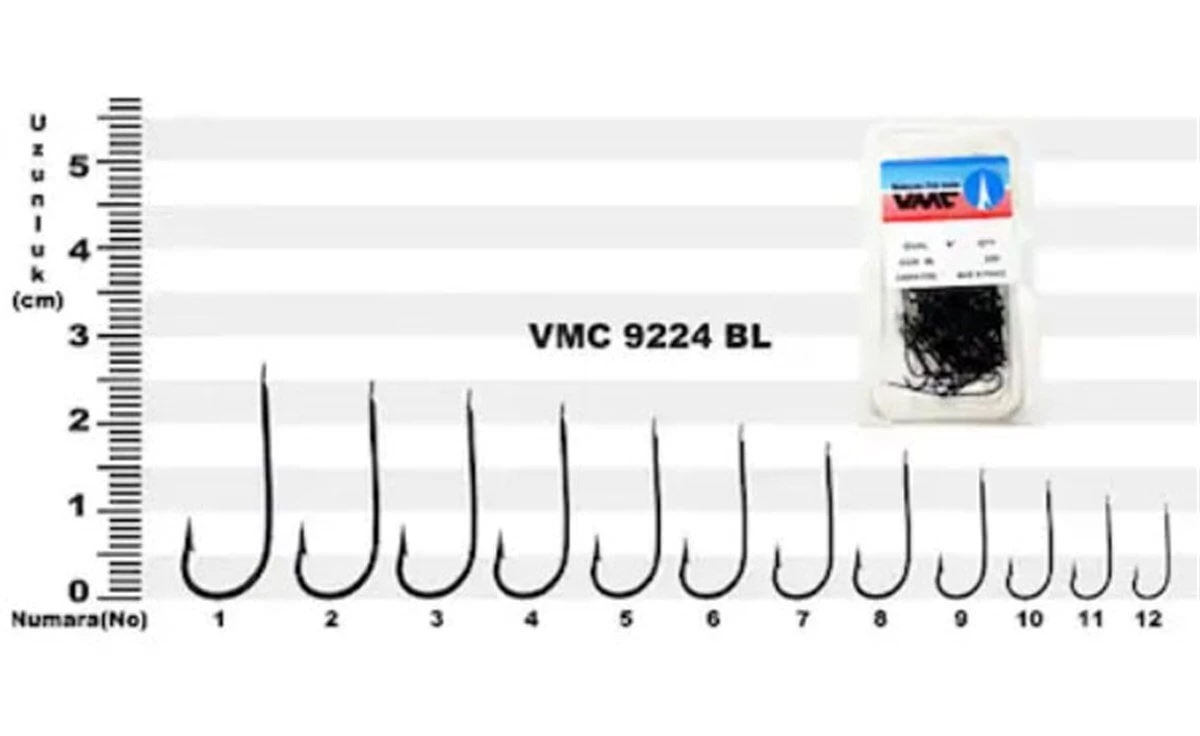 Vmc Olta İğnesi 9224 Blue 25 Adet Olta İğnesi