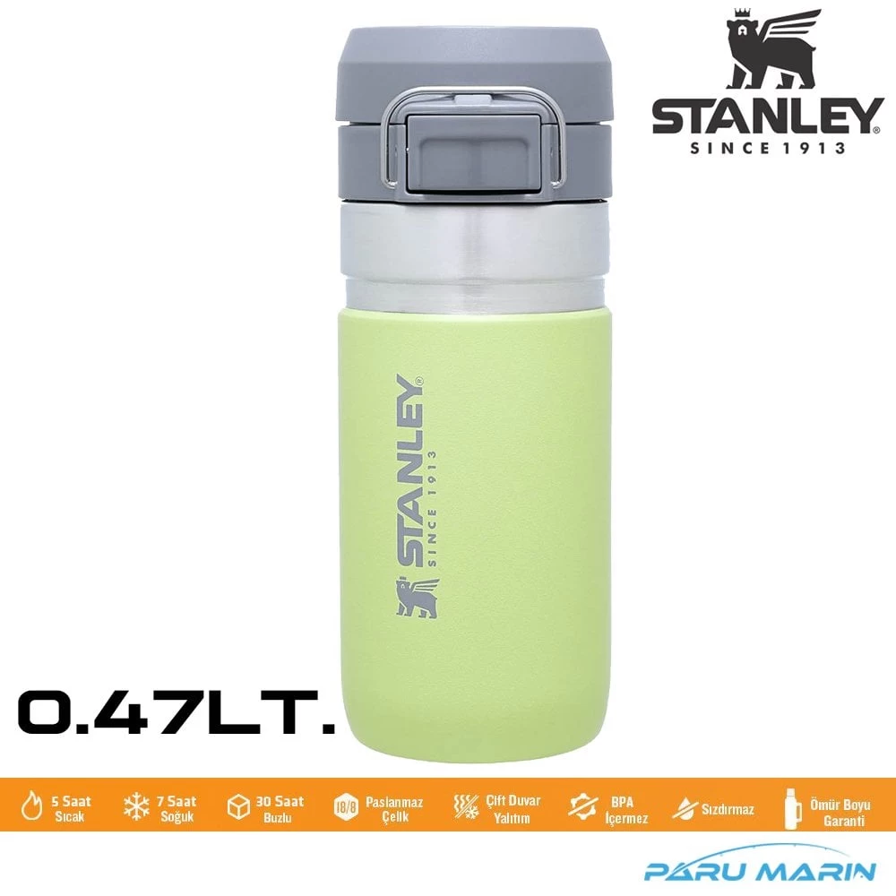 Stanley Go Quick Flip Paslanmaz Çelik Termos 0.47lt. Citron