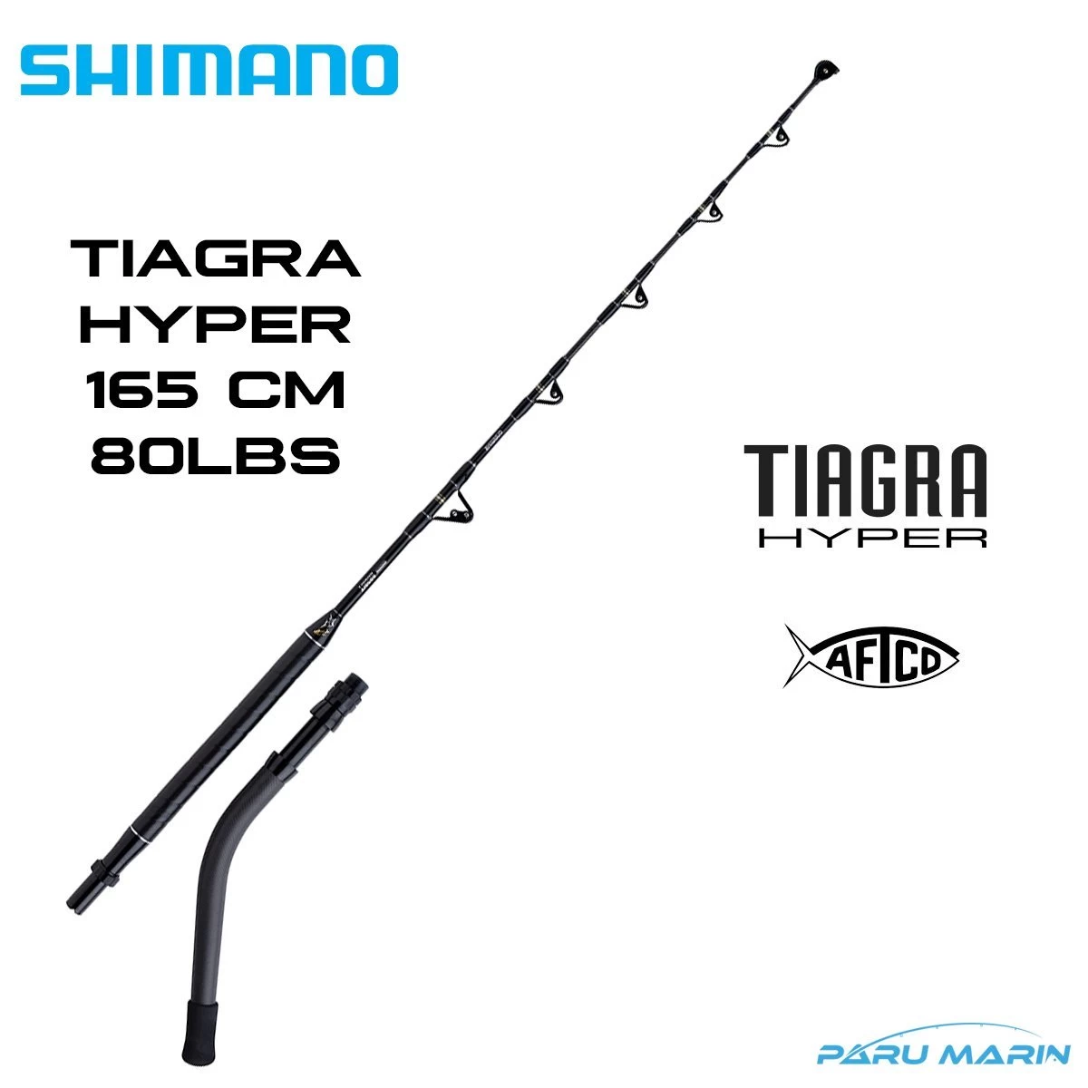 Shimano Tiagra Hyper 165cm  80lbs Bent Butt Kamış