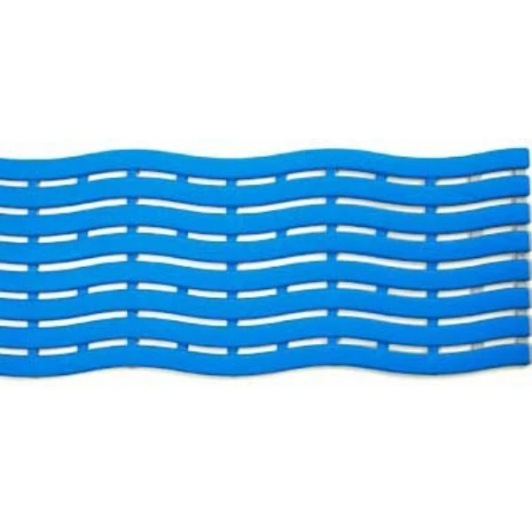 Soft Step Dalgalı Paspas Mavi