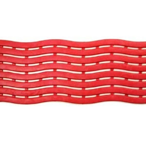 Soft Step Dalgalı Paspas Kırmızı