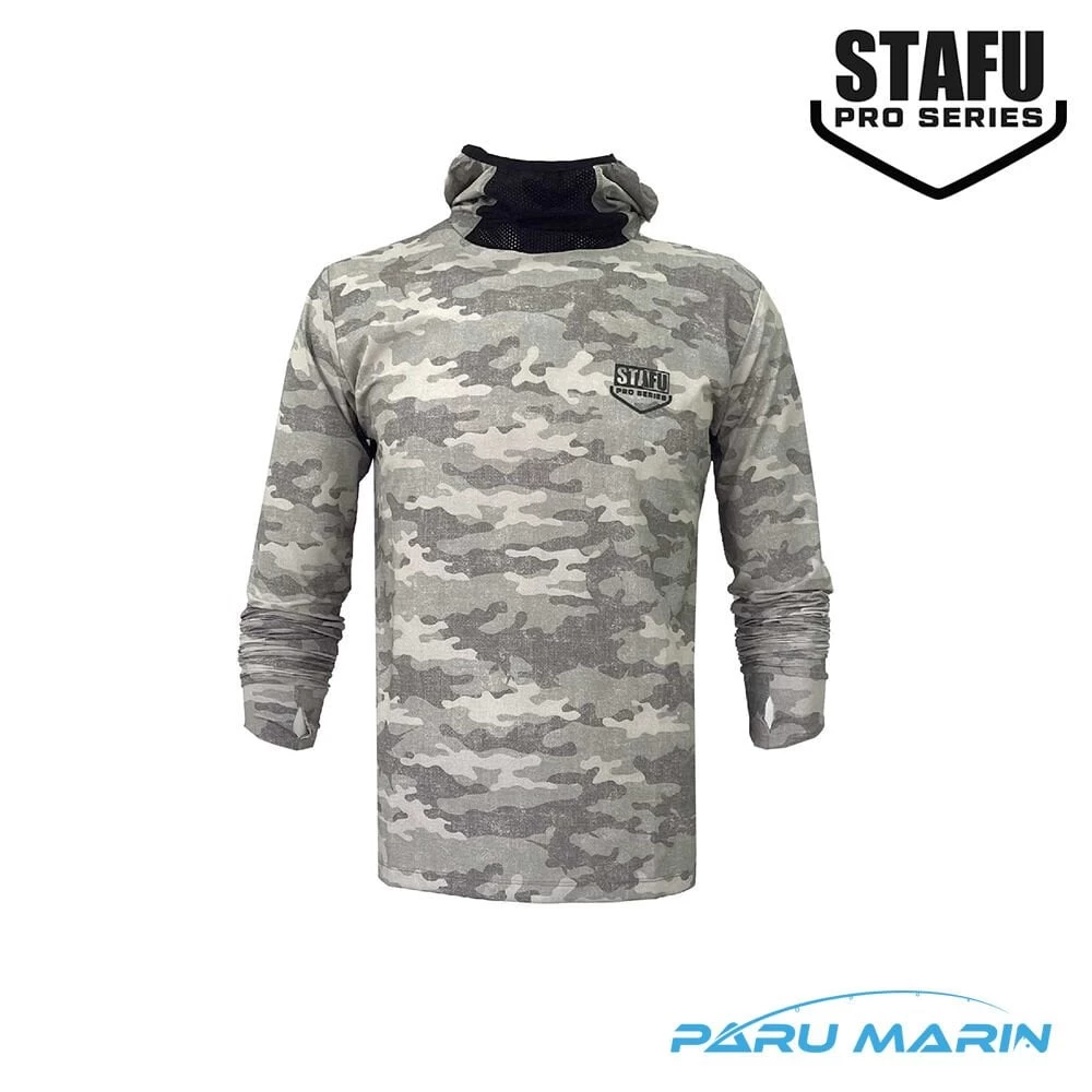 Stafu Pro Haka Hooded - Camo Brown