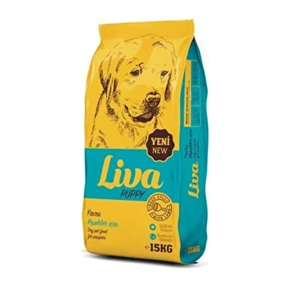 Liva Kuzu Etli Yavru Köpek Maması 15 Kg