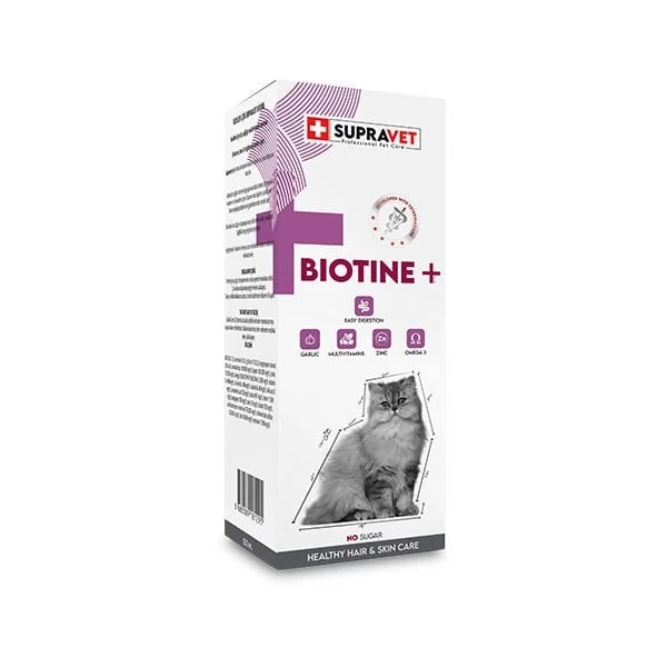 Supravet Biotine Extra Kedi Deri Ve Tüy Sağlığı Damlası 100 Ml