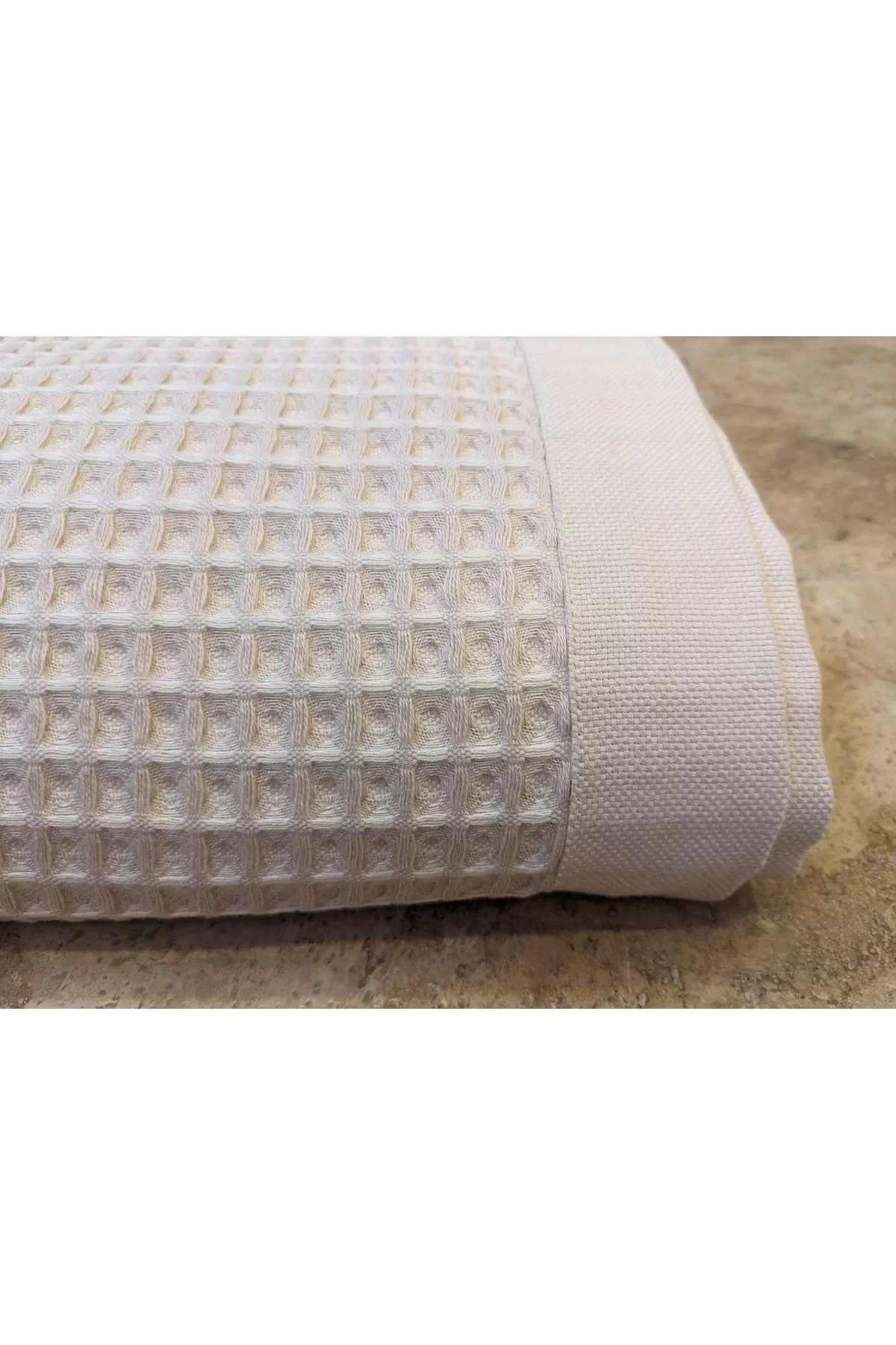 İnce Waffle Pike Krem 240x275 Cm