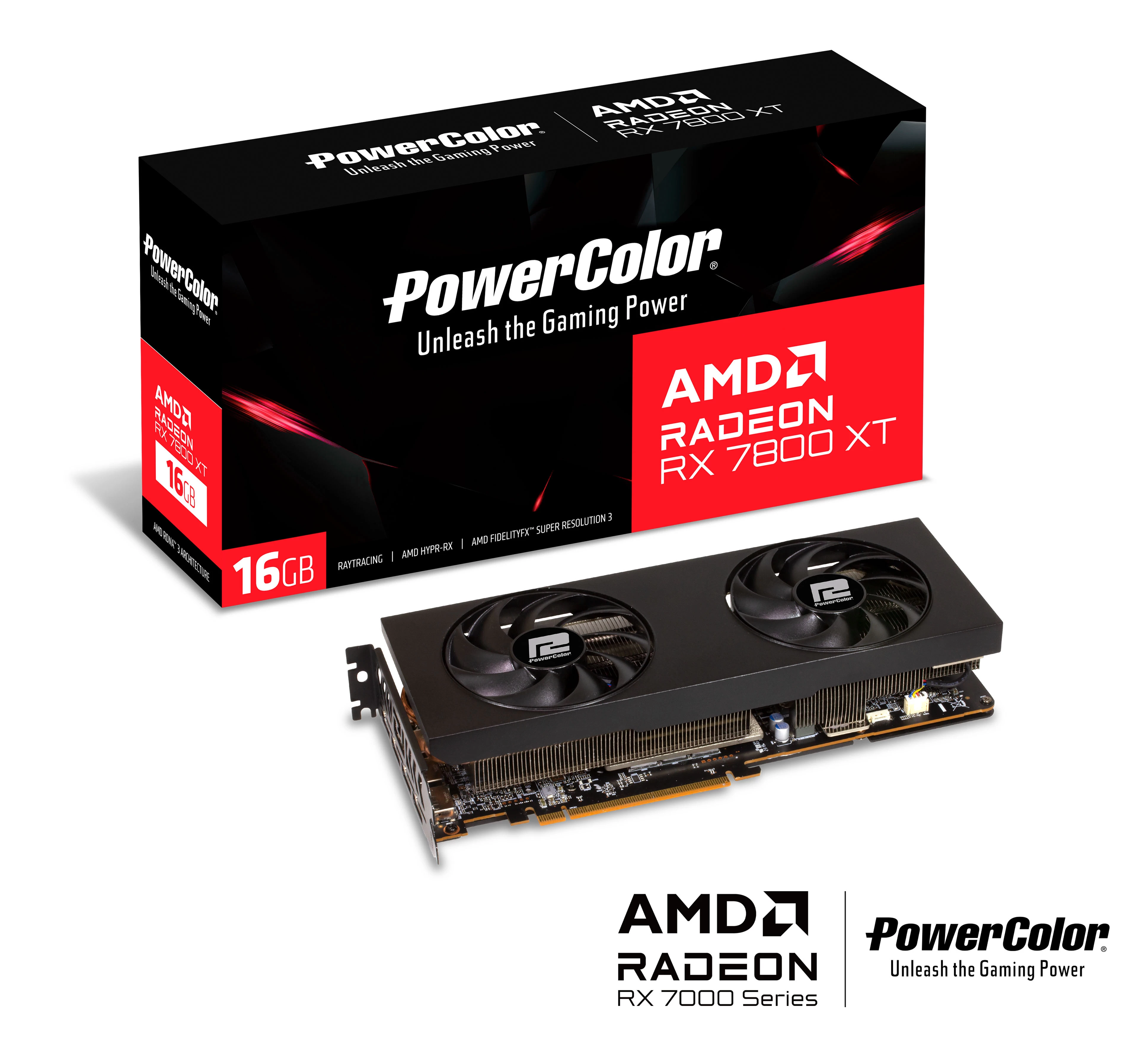 Powercolor Rx7800xt 16g-p 16gb Gddr6 256bit