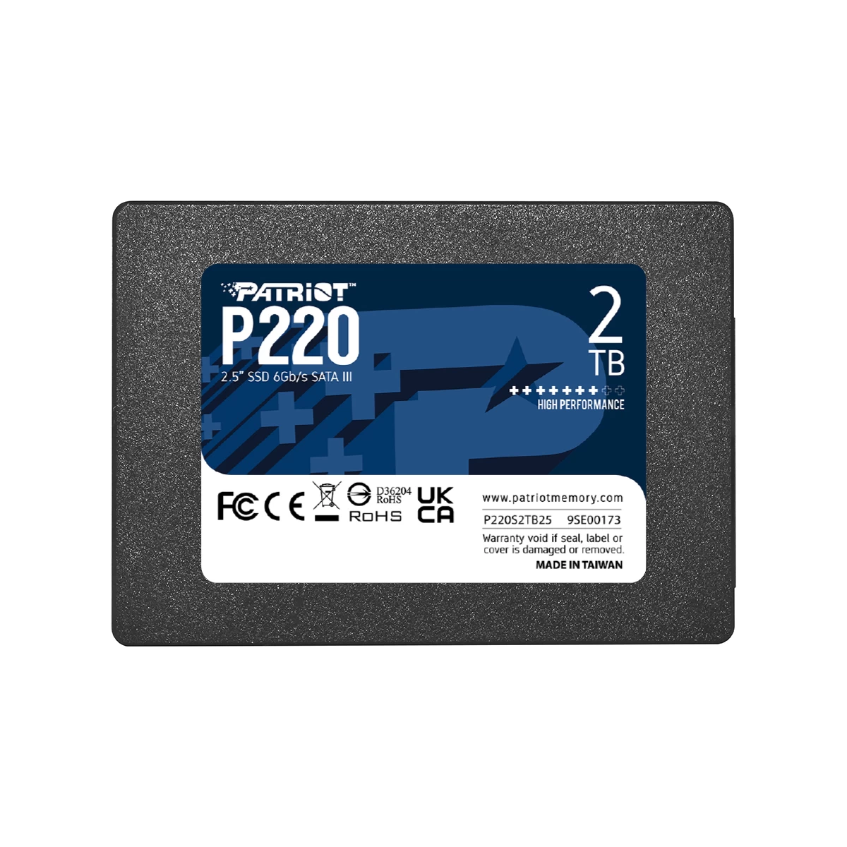 Patriot P220 2tb 550/500mb/s 2.5″ Sata3 Ssd Disk (p220s2tb25)