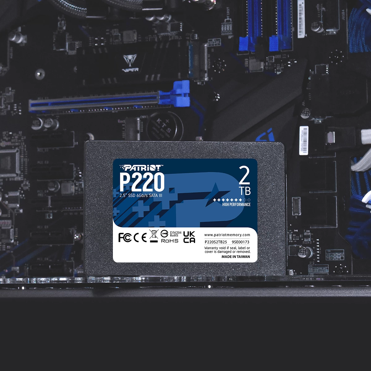 Patriot P220 2tb 550/500mb/s 2.5″ Sata3 Ssd Disk (p220s2tb25)