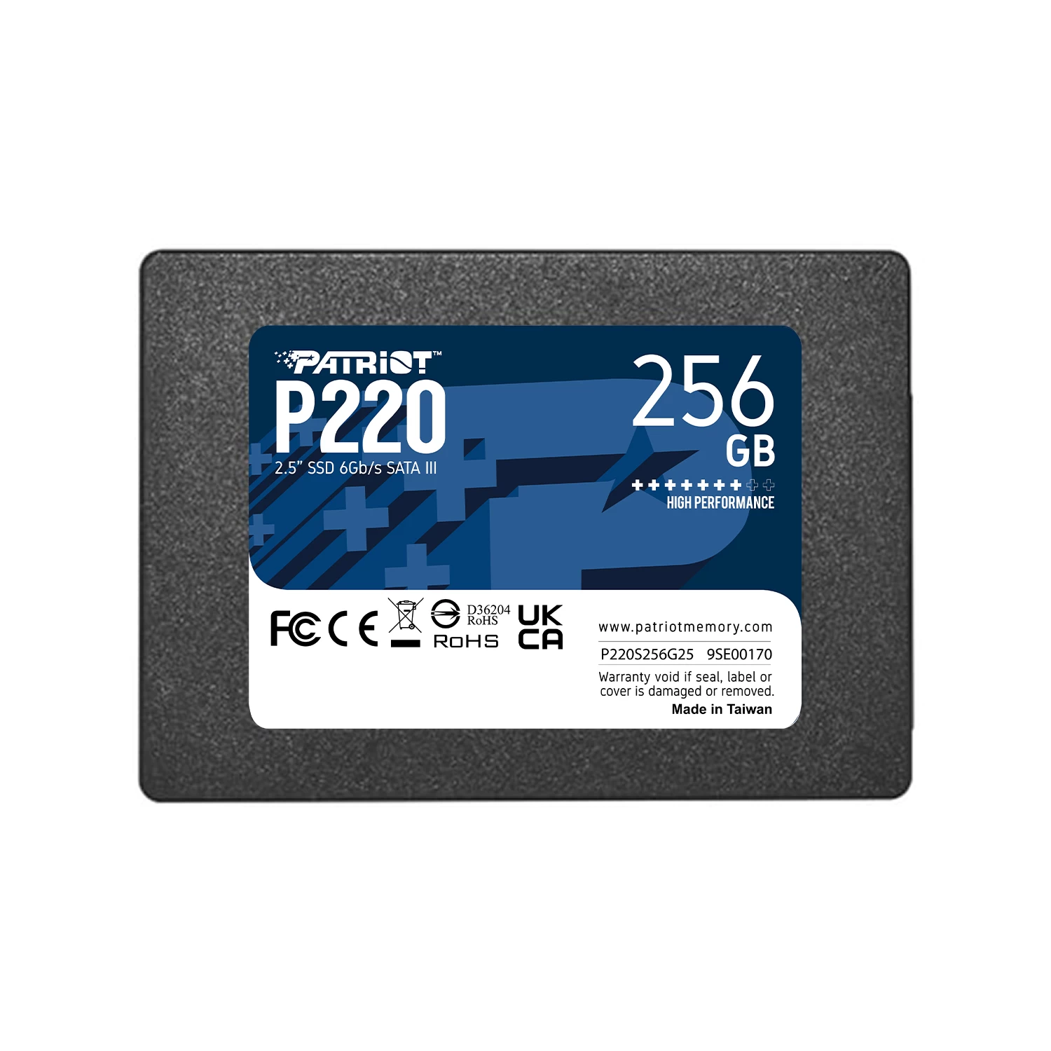 Patriot P220 256gb 550/490mb/s 2.5" Sata3 Ssd Disk (p220s256g25)